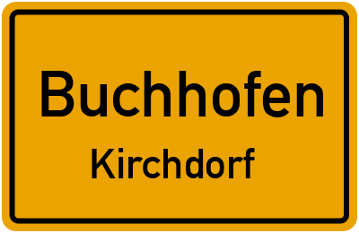 Straßenverzeichnis Buchhofen Kirchdorf