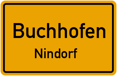 Straßenverzeichnis Buchhofen Nindorf