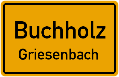 Straßenverzeichnis Buchholz Griesenbach