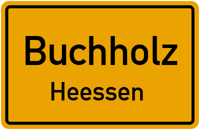 Straßenverzeichnis Buchholz Heessen
