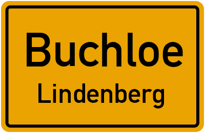 Ortsschild Buchloe Lindenberg