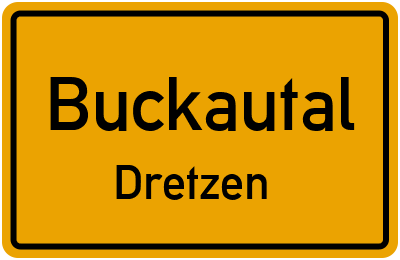 Straßenverzeichnis Buckautal Dretzen
