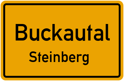 Straßenverzeichnis Buckautal Steinberg