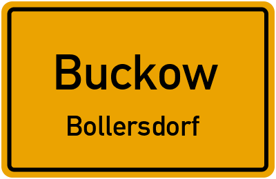 Straßenverzeichnis Buckow Bollersdorf