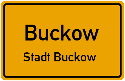 Straßenverzeichnis Buckow Stadt Buckow