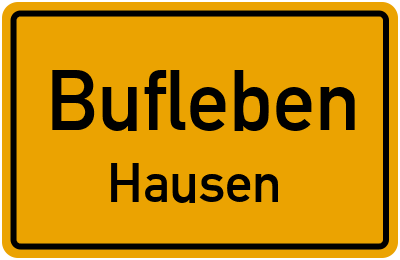Straßenverzeichnis Bufleben Hausen