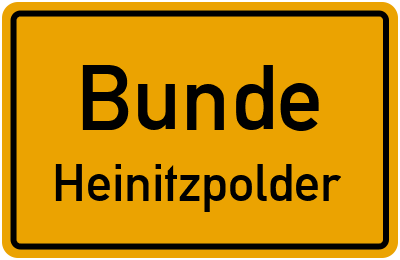 Straßenverzeichnis Bunde Heinitzpolder