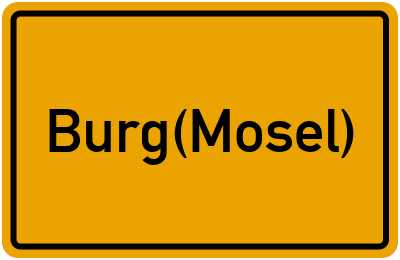 Branchenbuch Burg(Mosel), Rheinland-Pfalz