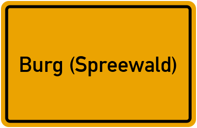 Branchenbuch für Burg (Spreewald)