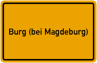Branchenbuch Burg (bei Magdeburg), Sachsen-Anhalt