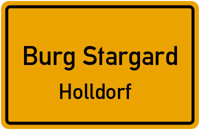 Straßenverzeichnis Burg Stargard Holldorf