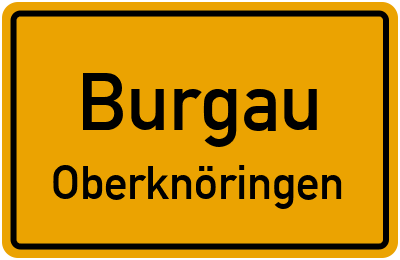 Straßenverzeichnis Burgau Oberknöringen