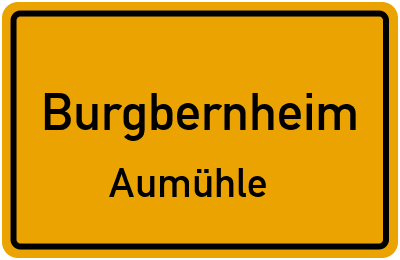 Straßenverzeichnis Burgbernheim Aumühle