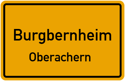Straßenverzeichnis Burgbernheim Oberachern