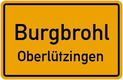 Straßenverzeichnis Burgbrohl Oberlützingen