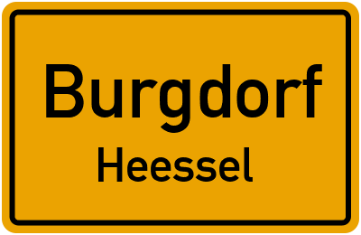 Straßenverzeichnis Burgdorf Heessel