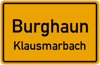 Straßenverzeichnis Burghaun Klausmarbach