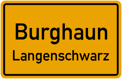 Straßenverzeichnis Burghaun Langenschwarz