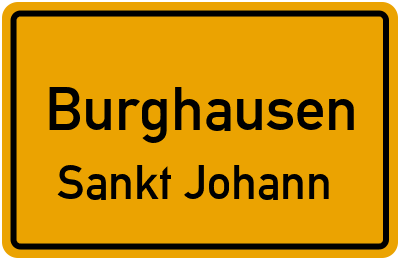 Straßenverzeichnis Burghausen Sankt Johann
