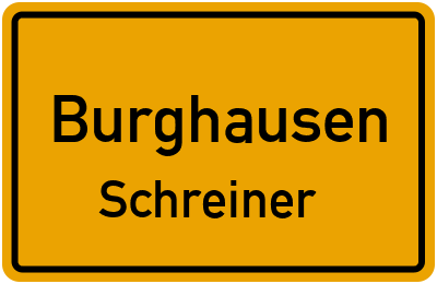 Straßenverzeichnis Burghausen Schreiner