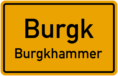 Straßenverzeichnis Burgk Burgkhammer