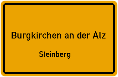 Straßenverzeichnis Burgkirchen an der Alz Steinberg