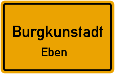 Straßenverzeichnis Burgkunstadt Eben