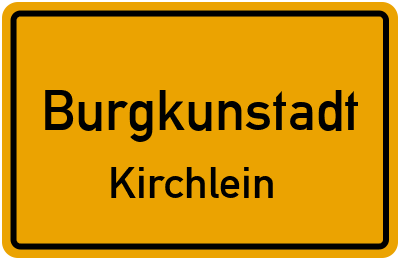 Ortsschild Burgkunstadt Kirchlein