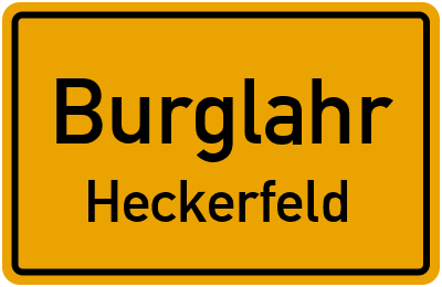 Straßenverzeichnis Burglahr Heckerfeld