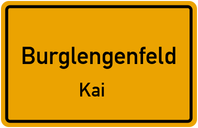 Ortsschild Burglengenfeld Kai