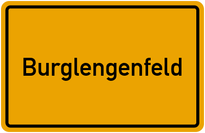 Ortsschild von Stadt Burglengenfeld in Bayern