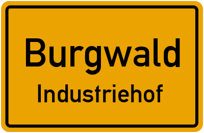 Straßenverzeichnis Burgwald Industriehof