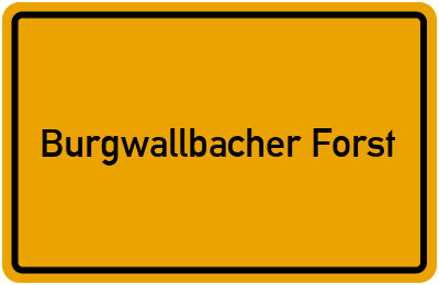 Burgwallbacher Forst