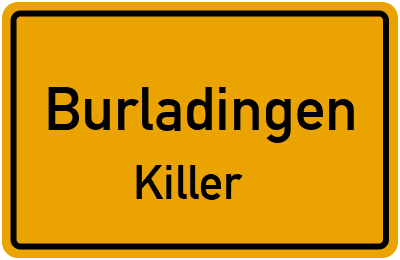 Straßenverzeichnis Burladingen Killer