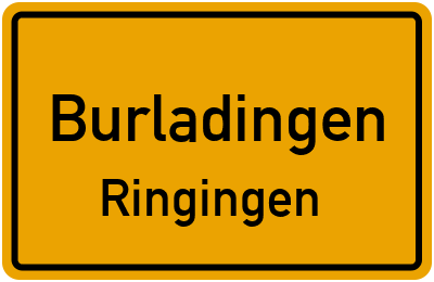 Straßenverzeichnis Burladingen Ringingen