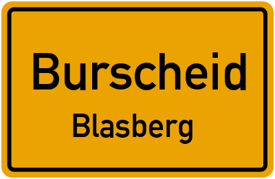 Straßenverzeichnis Burscheid Blasberg