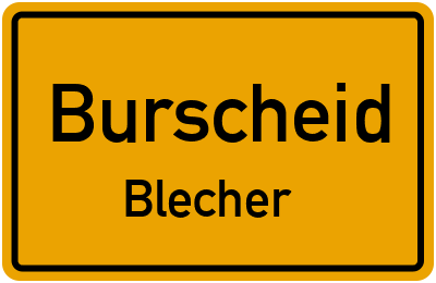 Straßenverzeichnis Burscheid Blecher