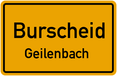 Straßenverzeichnis Burscheid Geilenbach