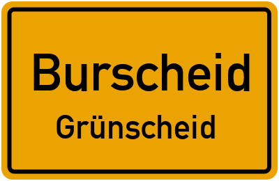 Straßenverzeichnis Burscheid Grünscheid