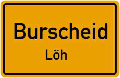 Straßenverzeichnis Burscheid Löh