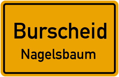 Straßenverzeichnis Burscheid Nagelsbaum