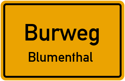 Straßenverzeichnis Burweg Blumenthal