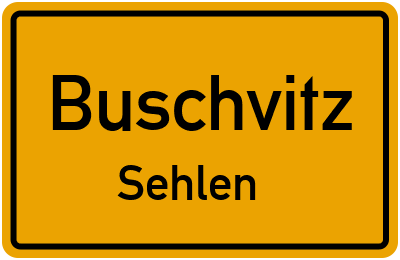 Straßenverzeichnis Buschvitz Sehlen