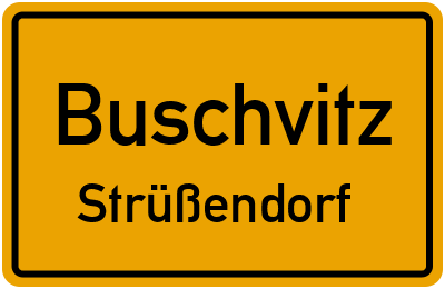 Straßenverzeichnis Buschvitz Strüßendorf