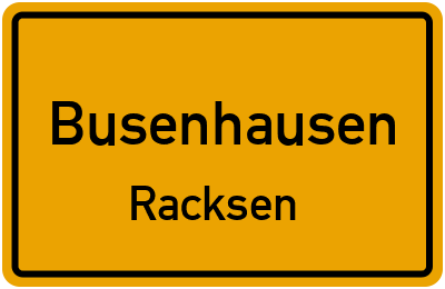 Straßenverzeichnis Busenhausen Racksen