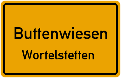 Straßenverzeichnis Buttenwiesen Wortelstetten