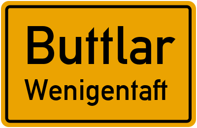 Straßenverzeichnis Buttlar Wenigentaft