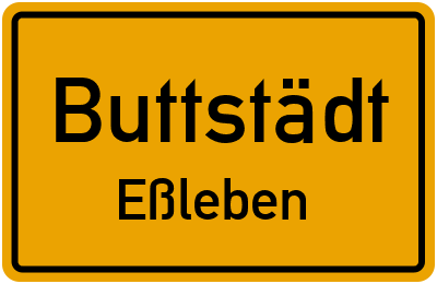 Straßenverzeichnis Buttstädt Eßleben