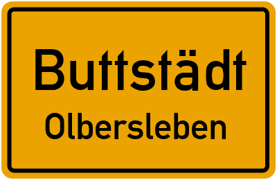 Straßenverzeichnis Buttstädt Olbersleben