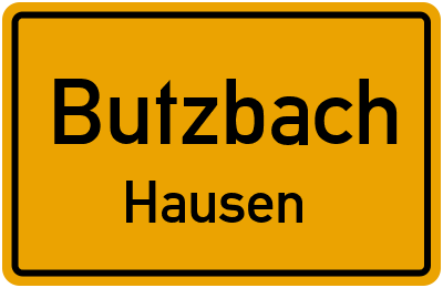Straßenverzeichnis Butzbach Hausen